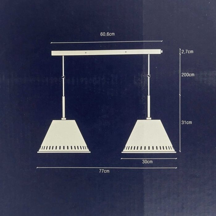 Candeeiro/Candelabro suspenso - Nordlux - Pine 2-Kit - Grey