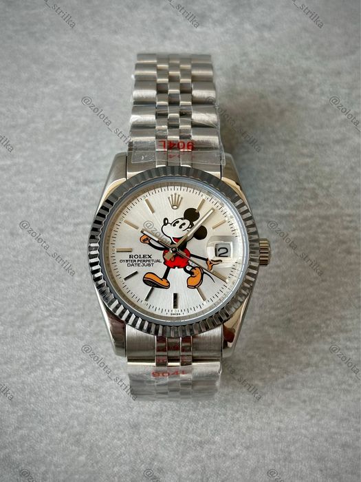 Rolex Datejust Mickey Mouse edition. Женские/детские Ролекс