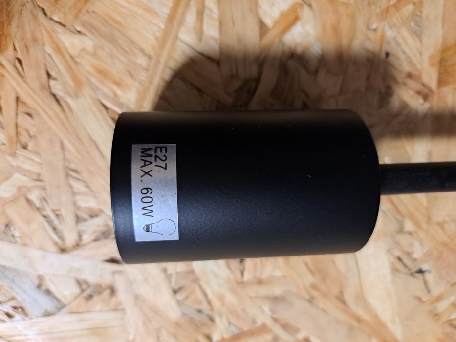 Candeeiro teto preto 59cms