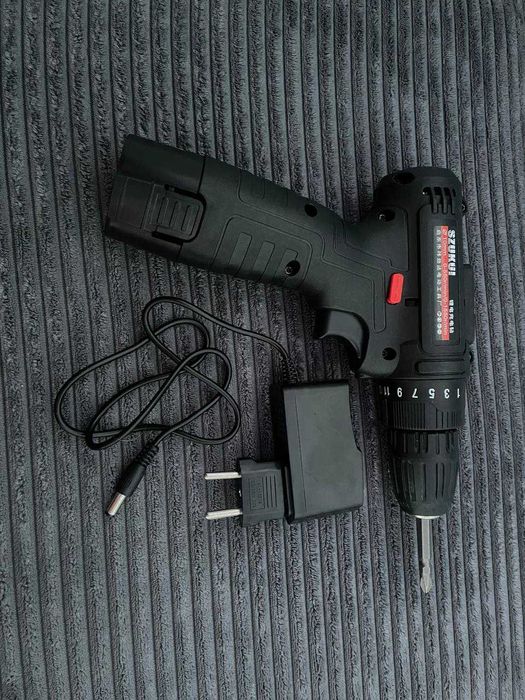 Шуруповерт беспроводной 12В 2 аккумулятора и зарядка в коробке дешево
