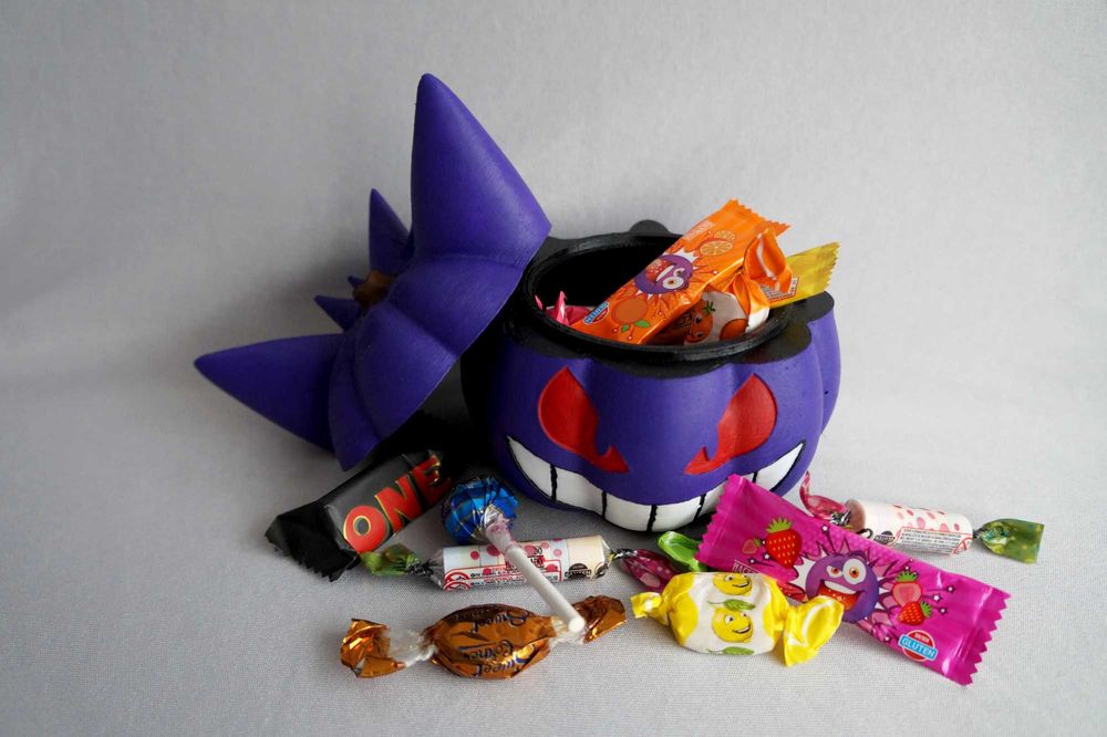 Pokemon Gengar em forma de abobora