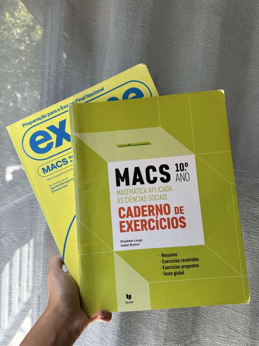 MACS – Preparação para Exame + Caderno de Exercício 10° Ano