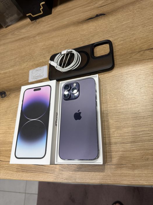 Okazja!! 100% kondycja!! Iphone 14pro Max!! Super stan!