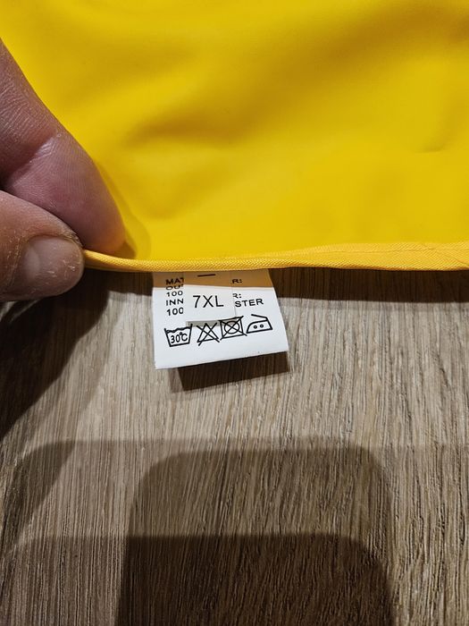 Płaszcz przeciwdeszczowy dla psa Pantuti 7XL żółty