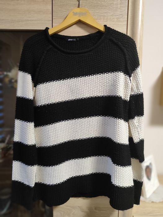 Sweter damski w paski M