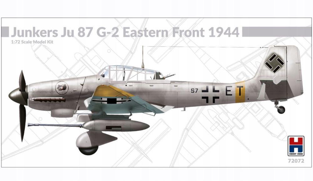 Samolot  Junkers Ju-87 model do sklejania 72072 Hobby 2000
