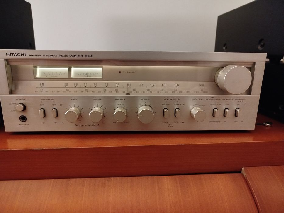 Hitachi SR-504 - Receiver - Amplificador