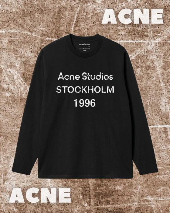 Мужская и женская одежда, лонгслив acne studios maison margiela