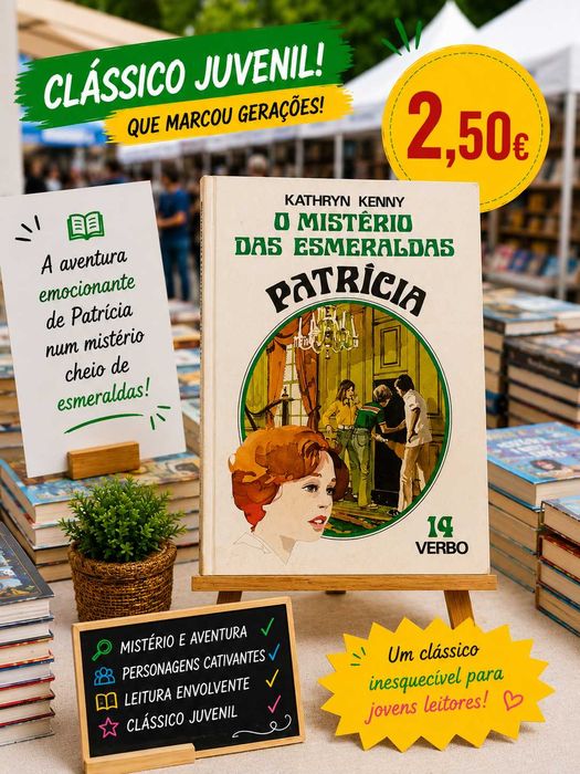 Livro Patrícia - O mistério das esmeraldas