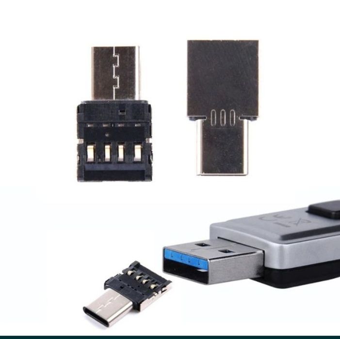 Type-C (к 3.5 jack) OTG адаптер - usb 3.0, кабель, переходник