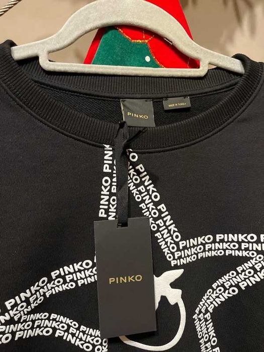 Bluza Pinko czarna logo + gwiazda r. 34