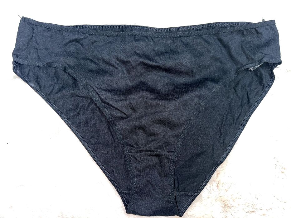 Primark czarne bawełniane majtki M