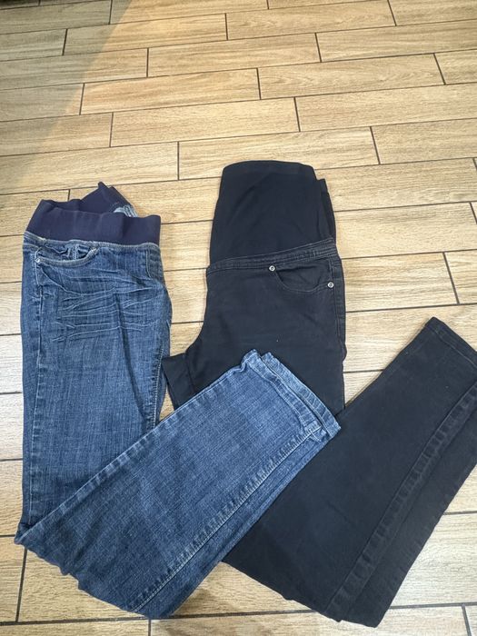 Spodnie ciążowe r. 40 2 pary wygodne niezniszczone