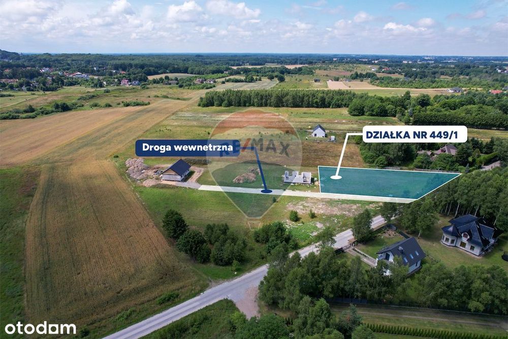 Działka budowlana 1975 m² – Kępa Świeszyńska - Widok 2