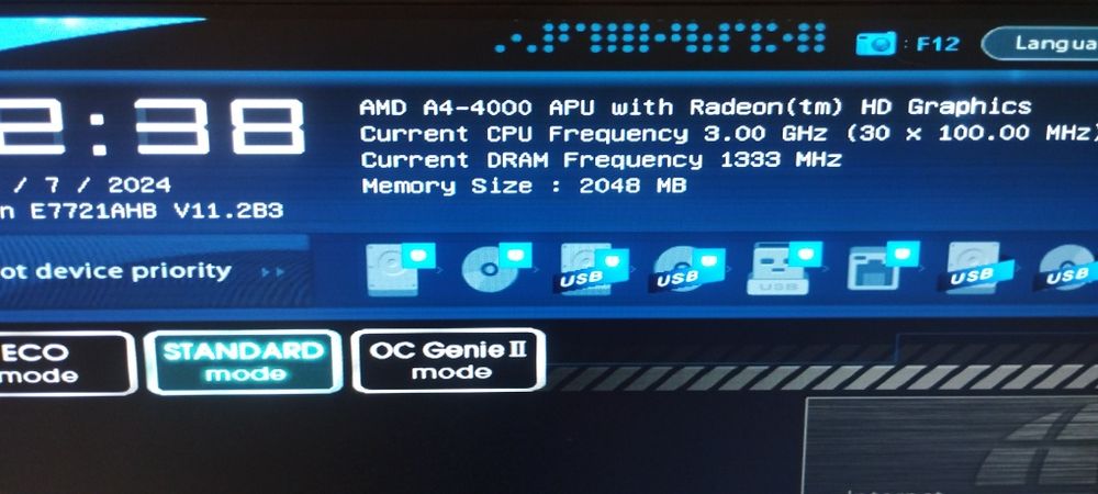 ПК MSI A4-4000 3 Ghz AMD