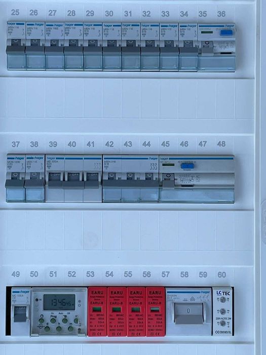 Rozdzielnia rozdzielnica p/t Hager 60m