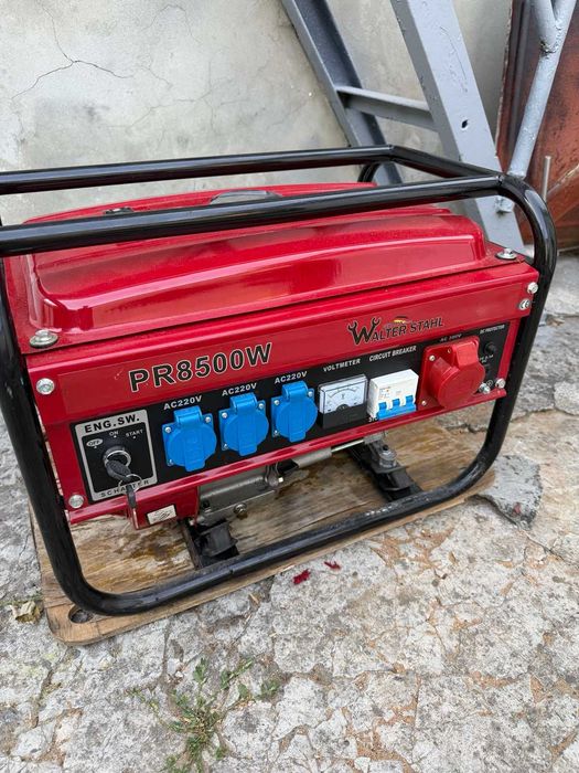 Продам бензиновий генератор Walter Stahl PR8500W