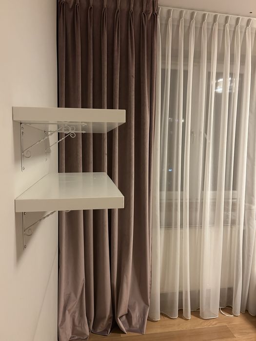 Półki ścienne białe