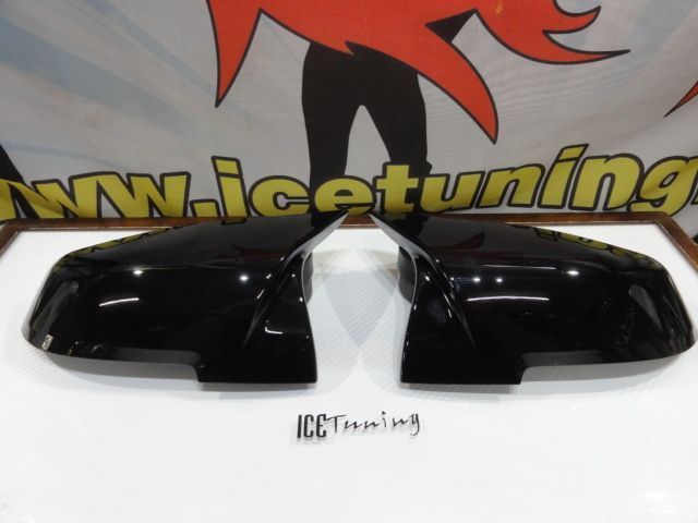 Capas, carcaça de espelhos M3 look em preto brilhante BMW F22, F23, F30, F20/F21 12-14, F30, F31, F32, F33, F34, F36, X1 E84. E87, i3