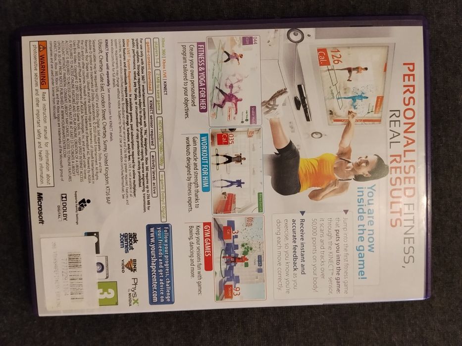 Gra KINECT XBOX 360 Your Shape Fitness Evolved