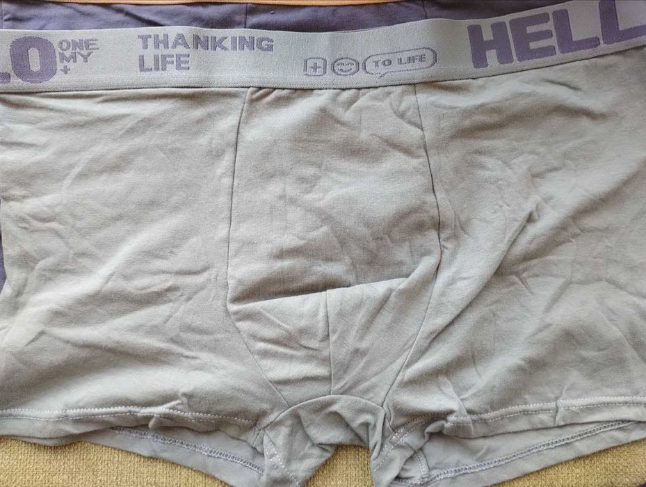 Трусы-боксерки Лот-3шт 4XL 80-90кг р.52-54