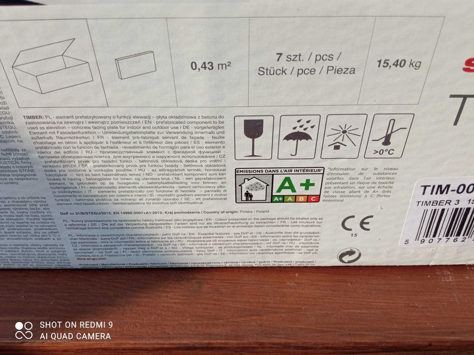 Płytki betonowe Stegu Timber 3- Grey