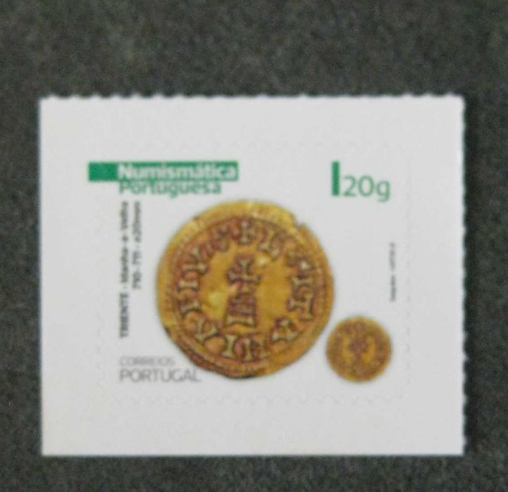 Serie autoadesiva nº 5230/33 – Numismática Portuguesa (1º grupo)