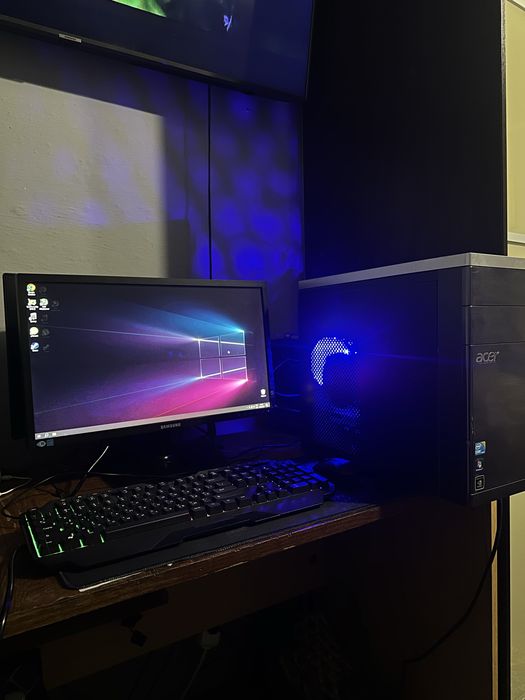 Пк 1050ti + монітор, клава, мишка