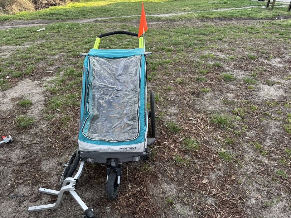 Przyczepka rowerowa wozek biegowy