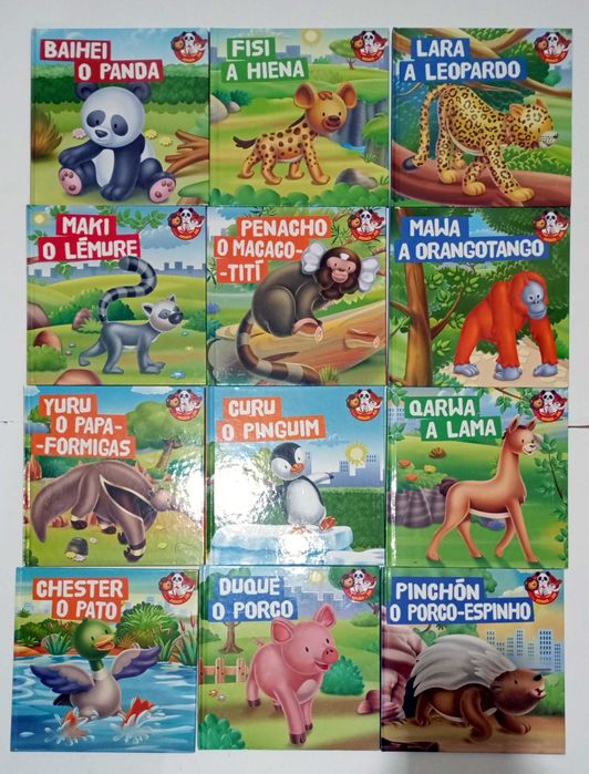 Livros da Coleção - Os Meus Animais do Zoo