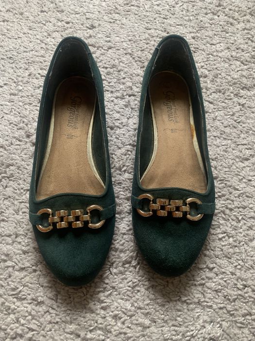 Туфли р 38 натуральный замш