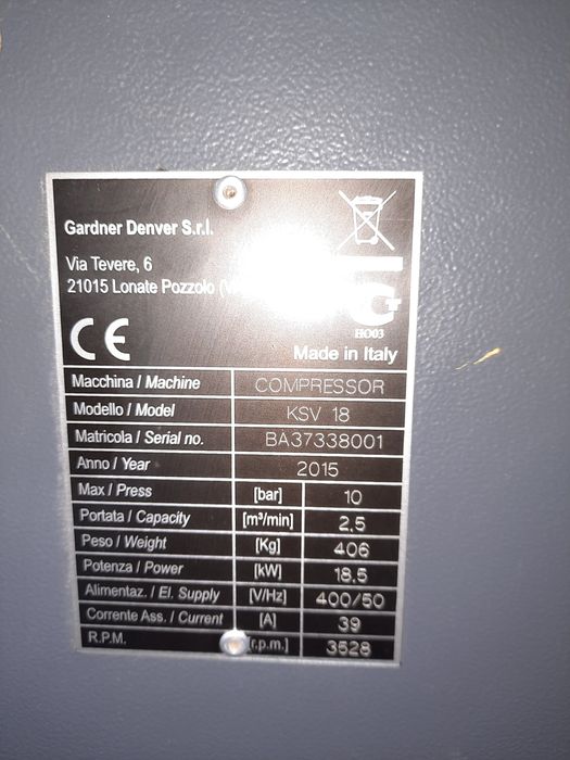 Compressor BOTTARINI 30cv