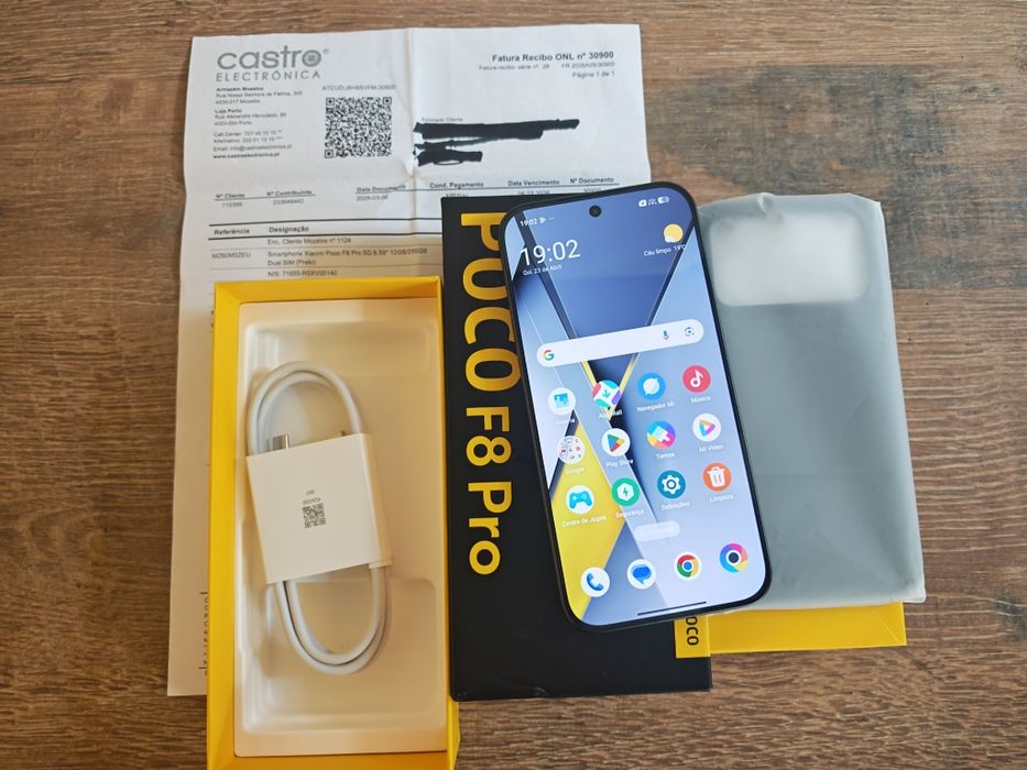 Xiaomi Poco F8 Pro 5G 6.59" 12GB/256GB Preto Seminovo, C/Garantia Aceito Retomas