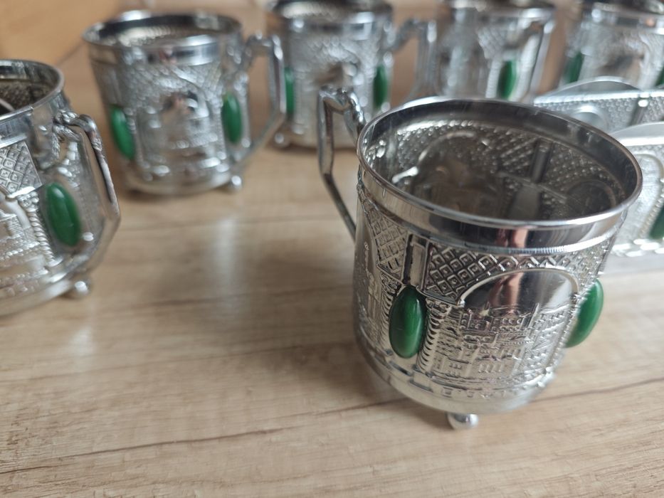 Koszyczki i serwetnik retro PRL
