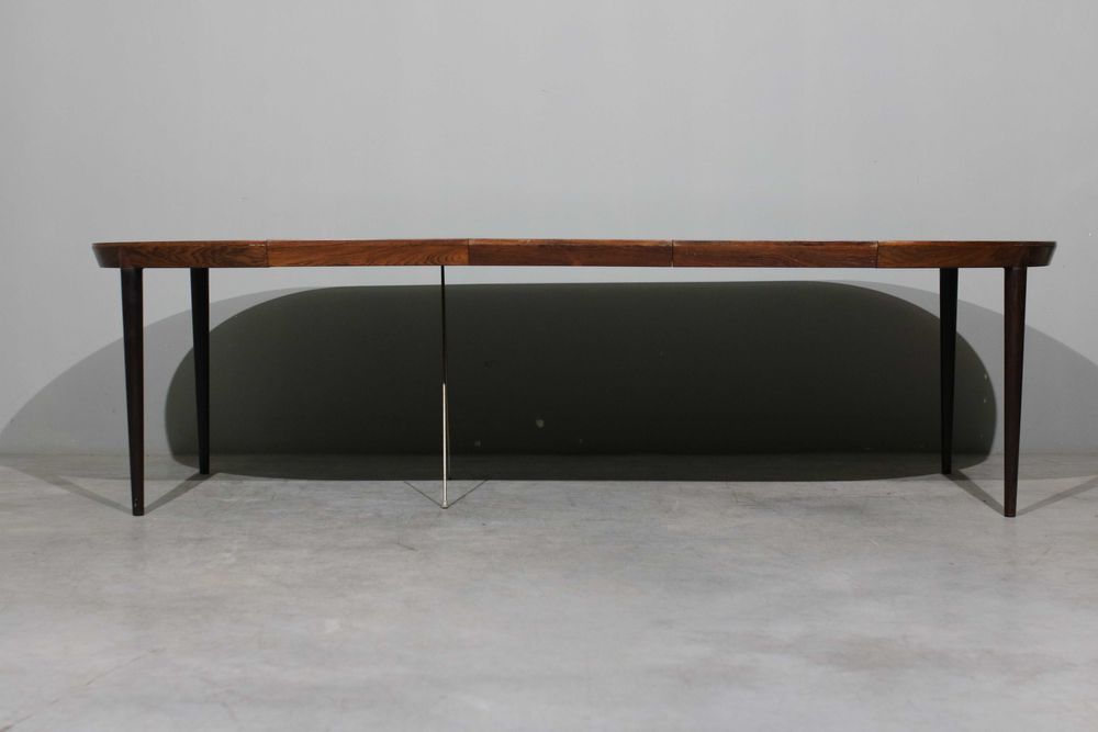 Mesa de jantar redonda Severin Hansen em pau santo | Meados do Século