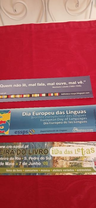 Marcadores de livros, novos