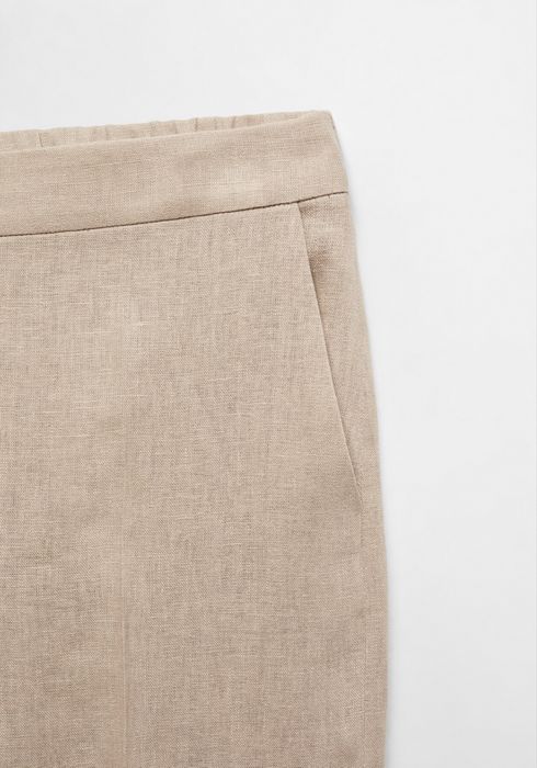 Штани, брюки зі 100% натурального льону mango, нові, розмір l