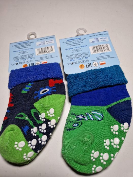Skarpetki abs dziecięce rozmiar 19/20,zestaw 2 paryary,produkt polski
