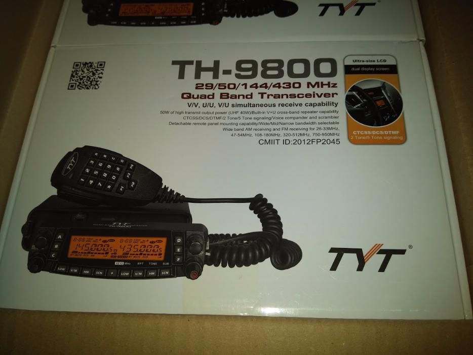 Radio TYT TH-9800 Pro disponível p/entrega imediata