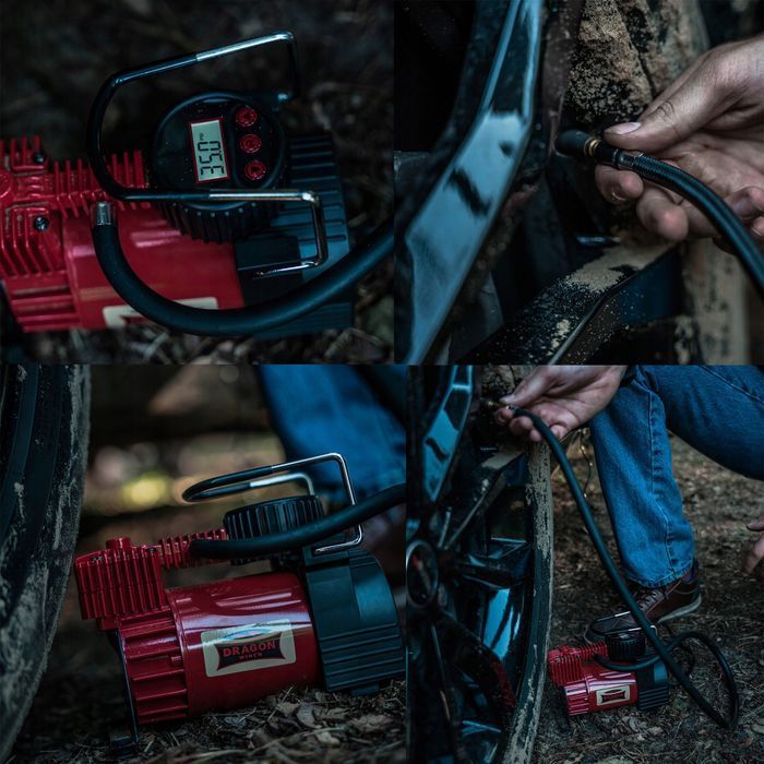 KOMPRESOR SAMOCHODOWY 12V Dragon Winch pompka sprężarka mini