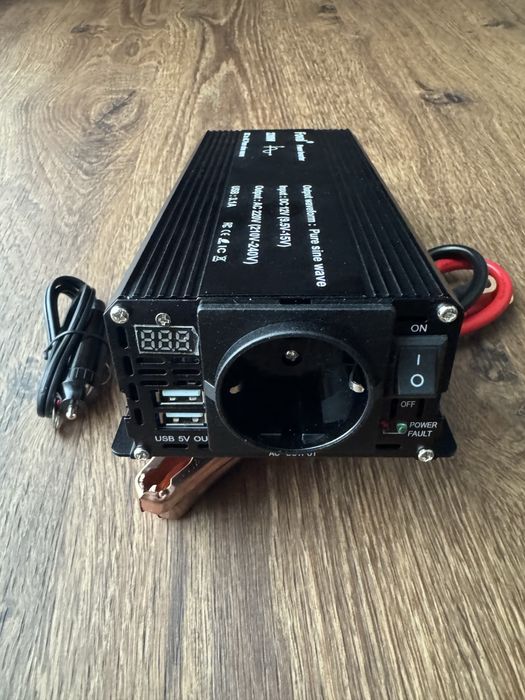 Інвертор Foval чиста синусоїда 2200w 12v