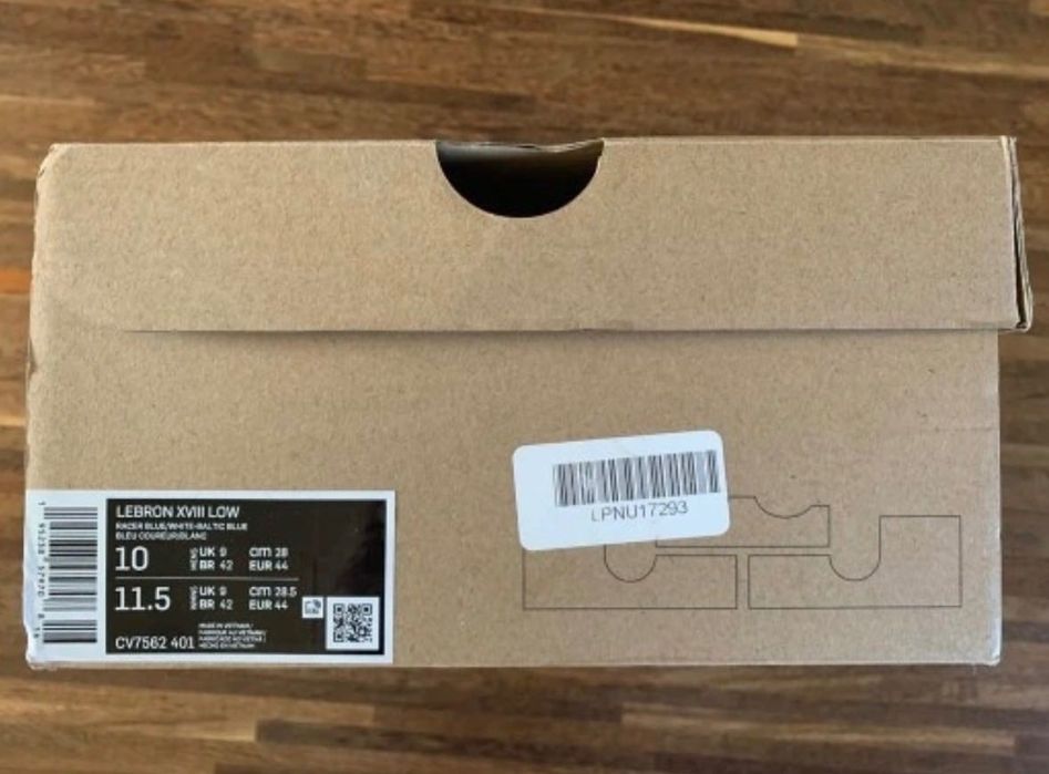 Nike LeBron 18 Low Space Jam Wile E. Roadrunner – NOWE – EU 44 / US 10 – unikat