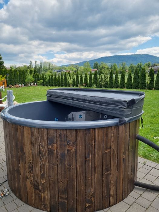 Balia Nowa  Jacuzzi 200cm piec schodki ledy bombelki