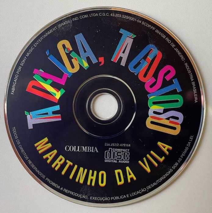 Martinho Da Vila: "Ta Delicia To Gostoso" somente CD
