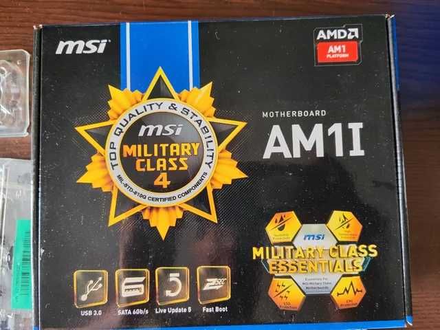 Placa-mãe MSI AM1I + Athlon 5150 + Radeon R364752119967747122
