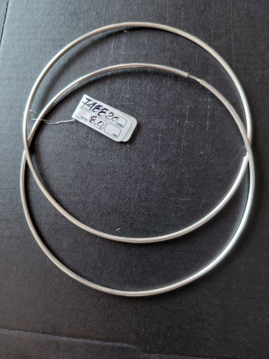 Kolczyki srebrne koła ok 10cm