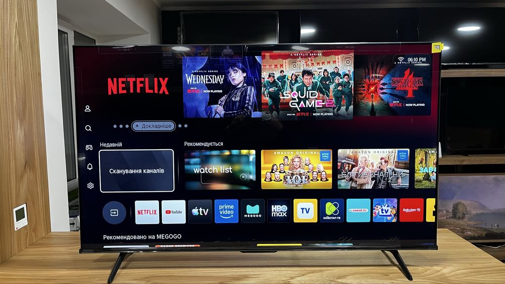 Qled телевізор 55" Hisense 55E7Q PRO 2025 144Hz UHD гар12 міс