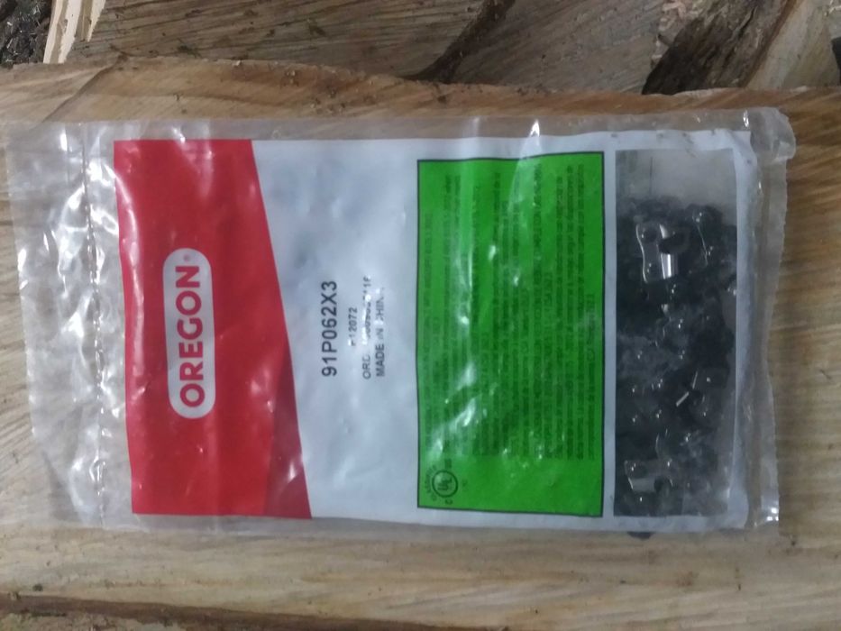 Corrente motosserra OREGON 3/8" 62 elos para espada 45cm 91P062X3 Nova