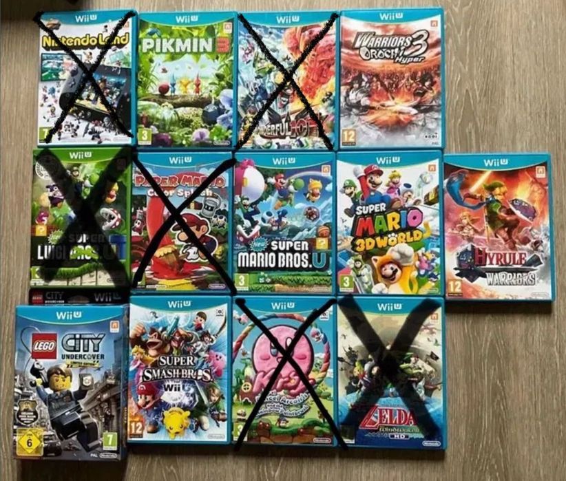 Jogos Nintendo Wii e Wii U Super Mario, Hyrule, Pokken, Smash