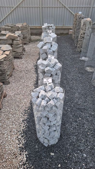 Obrzeże ogrodowe granitowe szare Krawężnik opornik 6x10x100 granit
